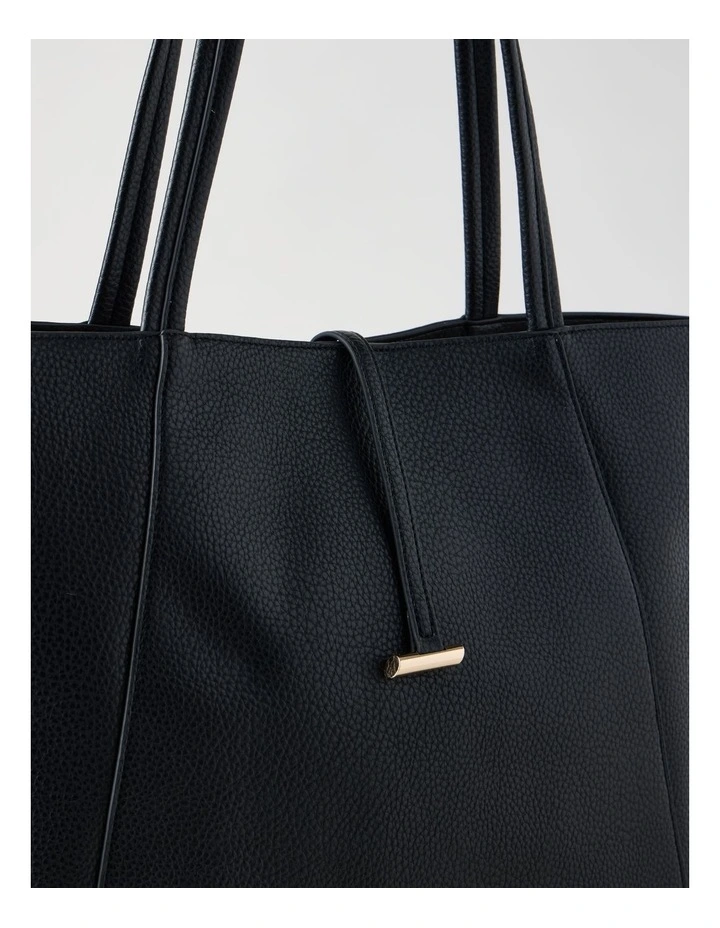Tara Tote Bag in Black image 5