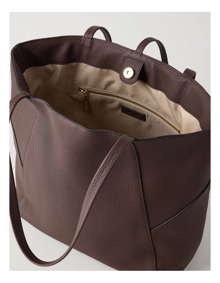 Tara Tote Bag in Espresso image 6