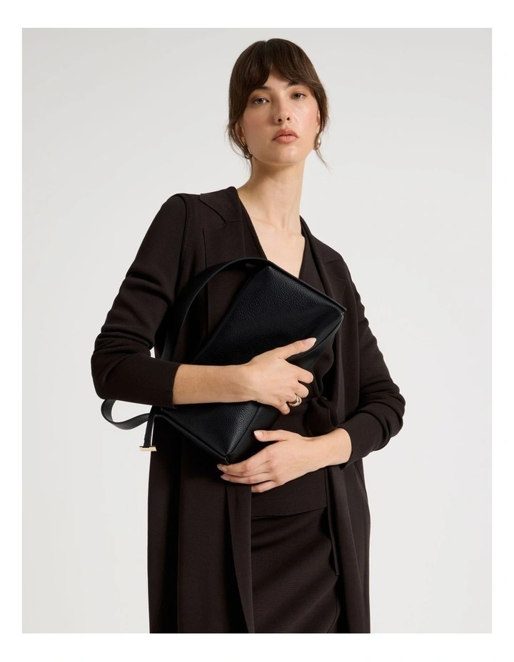 Tara Shoulder Bag in Black image 2