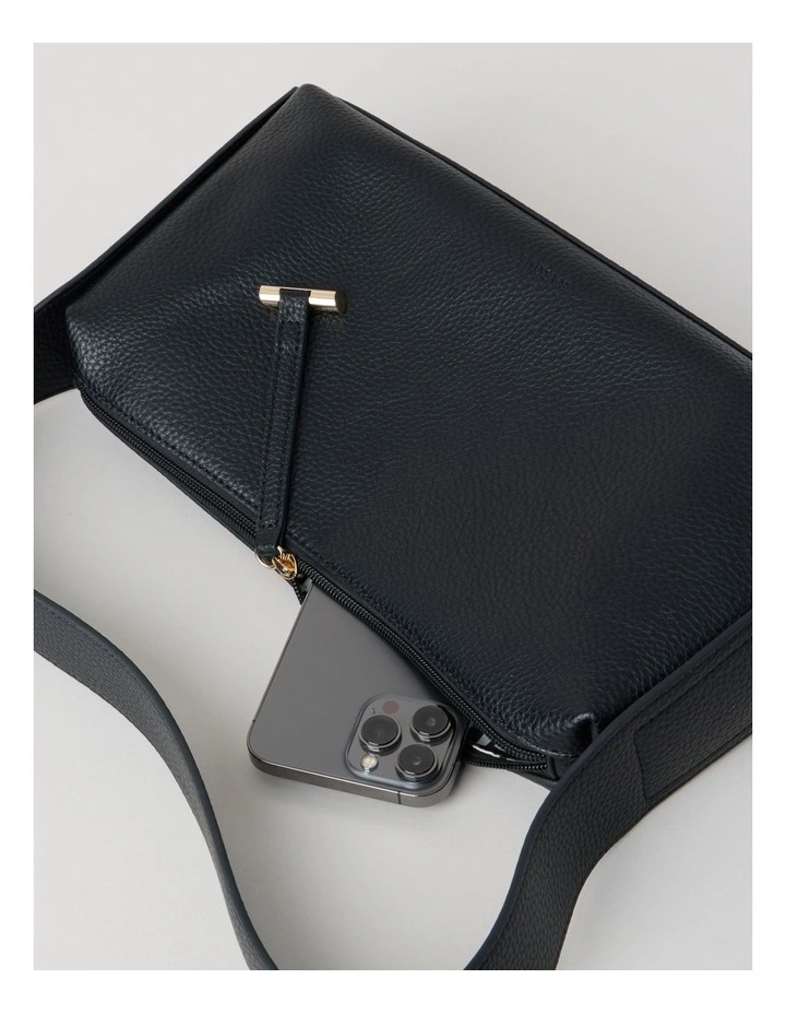Tara Shoulder Bag in Black image 2