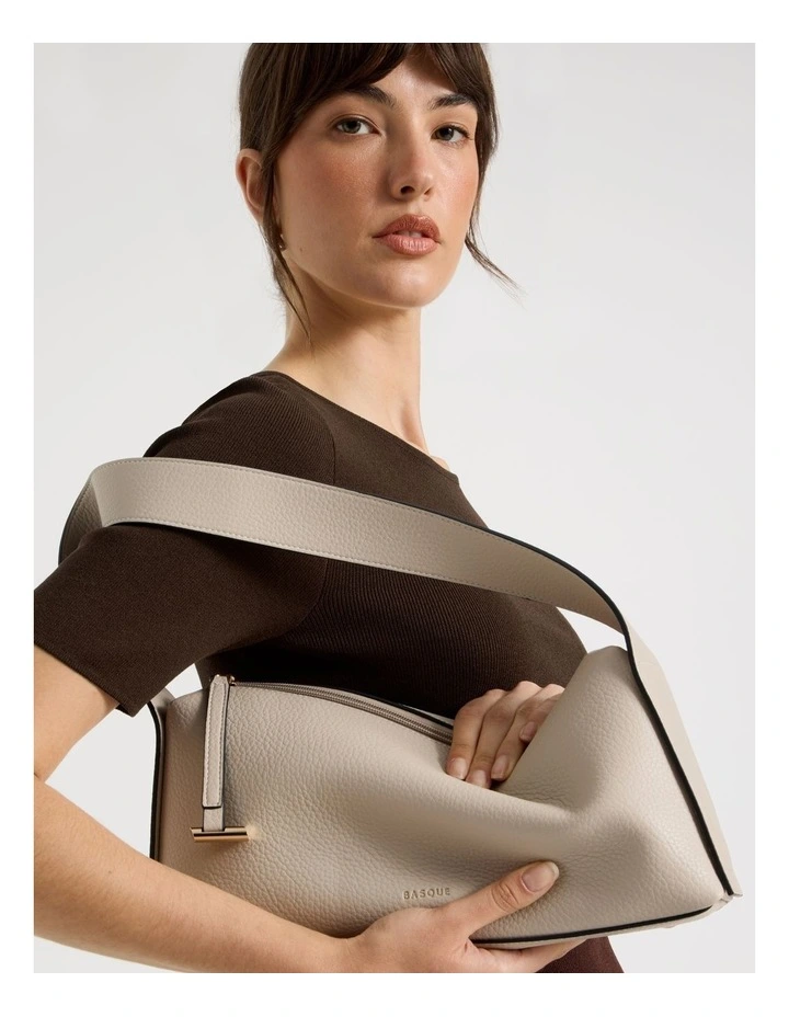 Tara Shoulder Bag in Chalk image 1