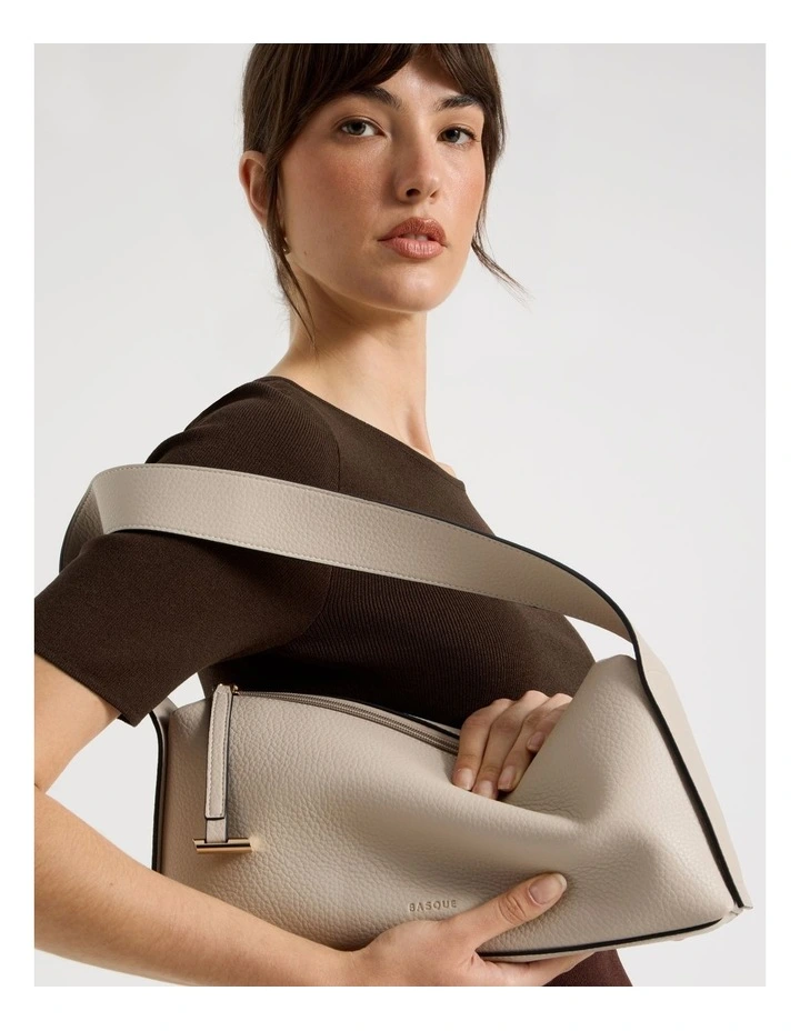 Tara Shoulder Bag in Chalk image 2