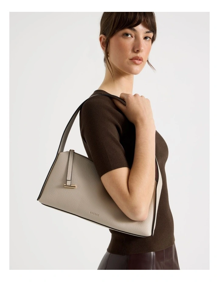 Tara Shoulder Bag in Chalk image 4
