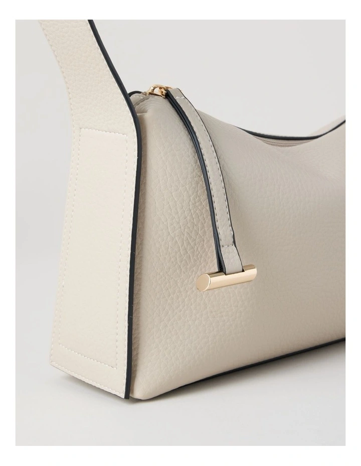 Tara Shoulder Bag in Chalk image 6