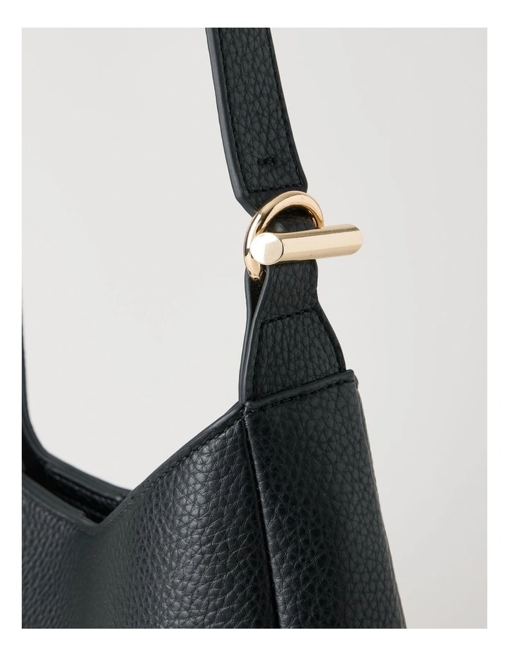 Tara Shoulder Bag in Black image 3