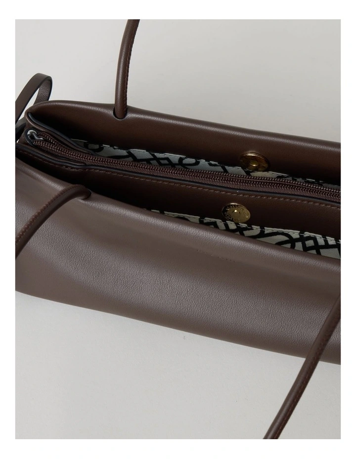 Tory Shoulder Bag in Chocolate image 6