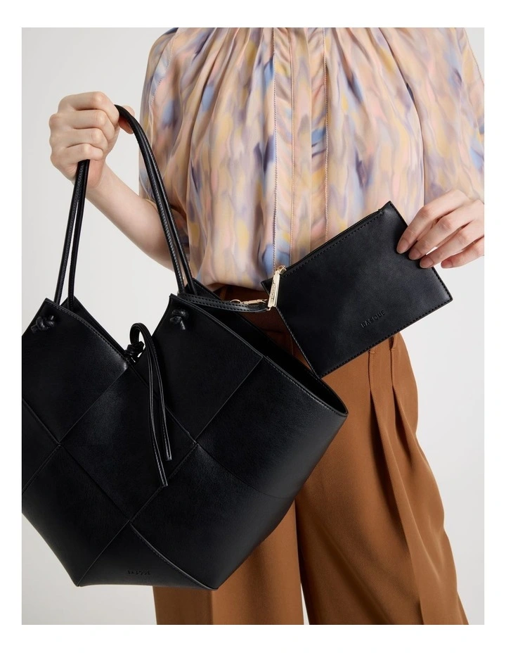 Bowie Tote Bag in Black image 4
