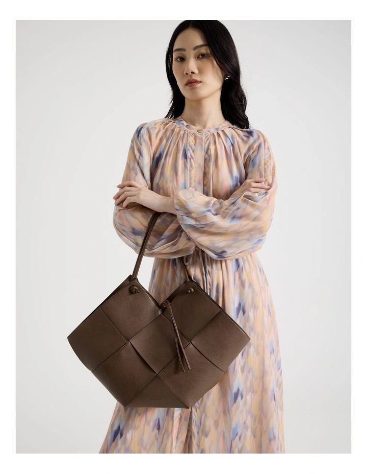 Bowie Tote Bag in Tan image 2