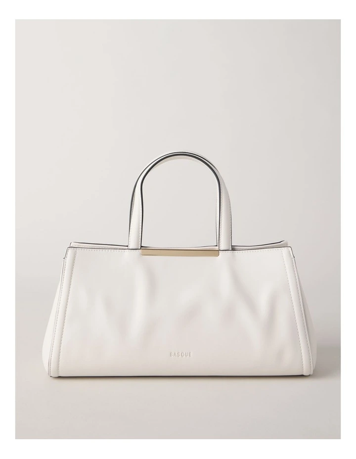 Audrey Satchel Bag in Vanilla image 1