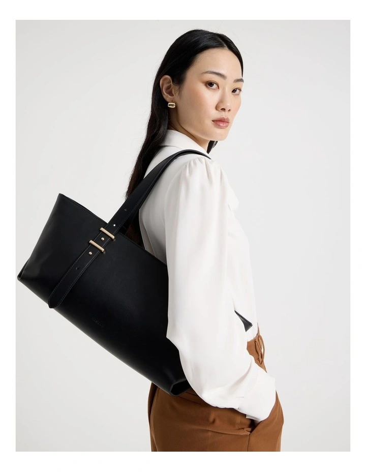 Kate Tote Bag in Black image 4