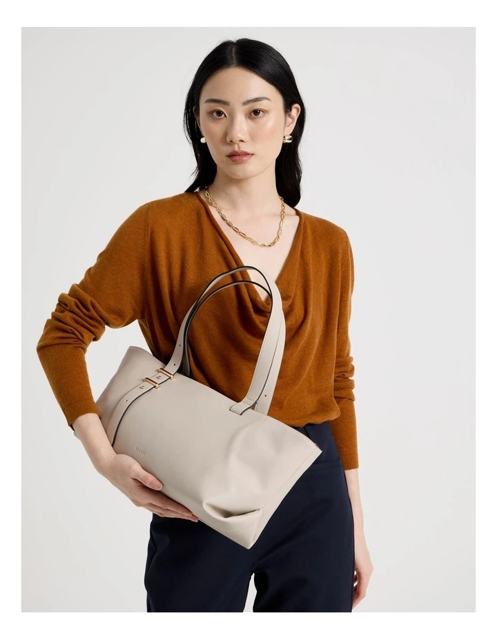 Kate Tote Bag in Stone image 2