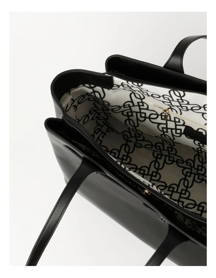 Sienna II Tote Bag in Black image 6