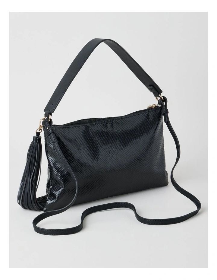 Chloe Shoulder Bag in Black image 3