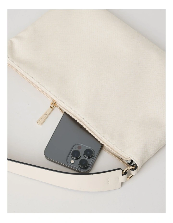 Chloe Shoulder Bag in Cream image 4
