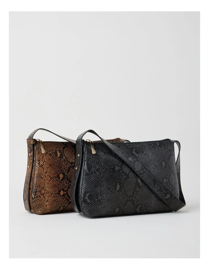 Sofia Shoulder Bag in Black image 6