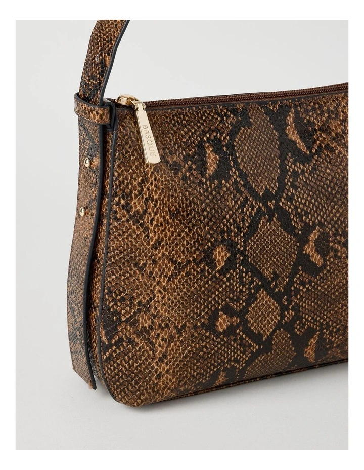 Sofia Shoulder Bag in Brown image 3