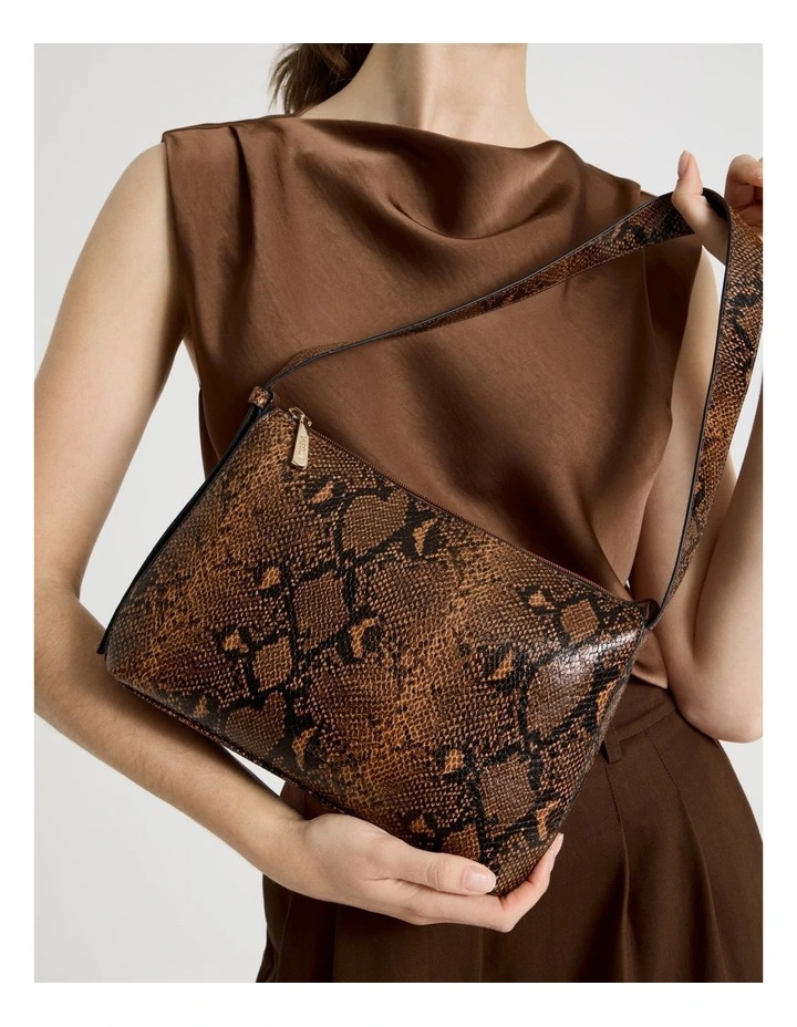 Sofia Shoulder Bag in Brown image 4