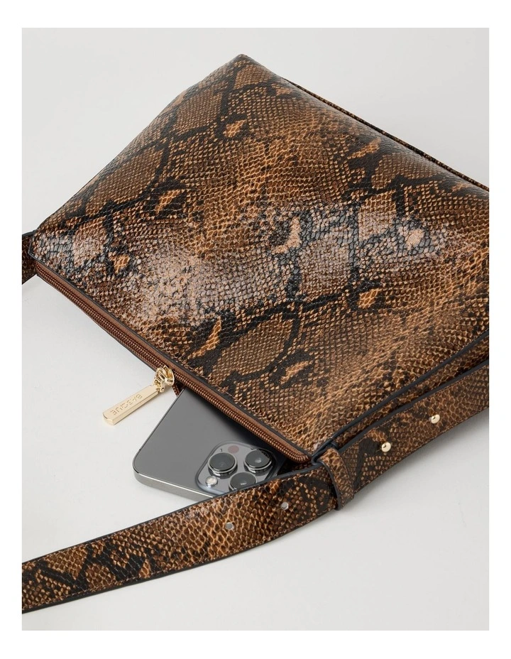 Sofia Shoulder Bag in Brown image 6