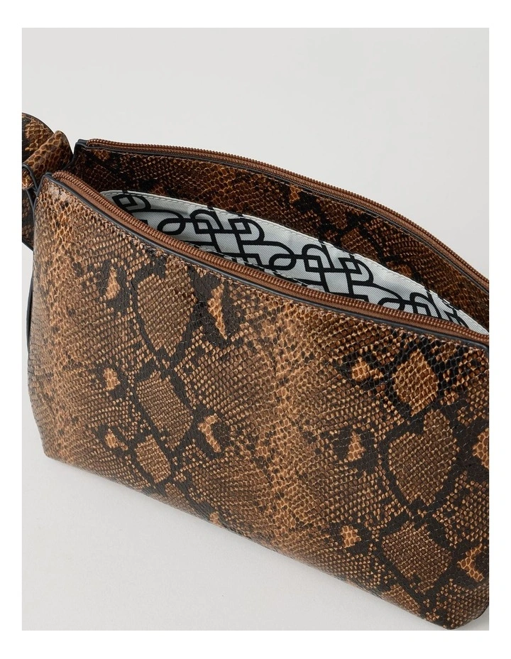 Sofia Shoulder Bag in Brown image 7