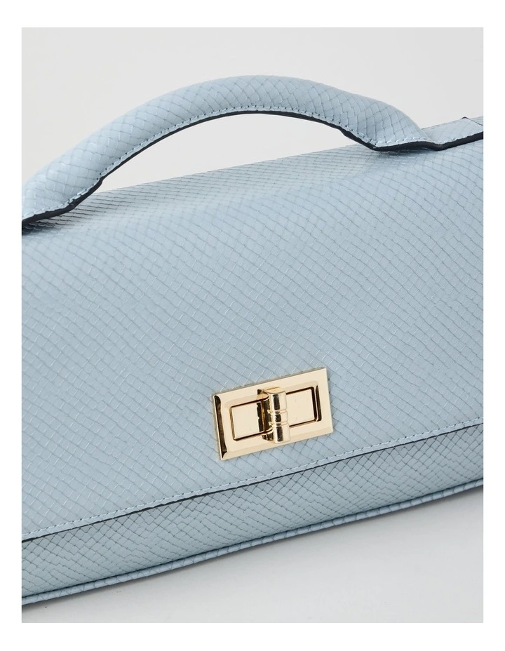 Ava Satchel Bag in Blue image 3