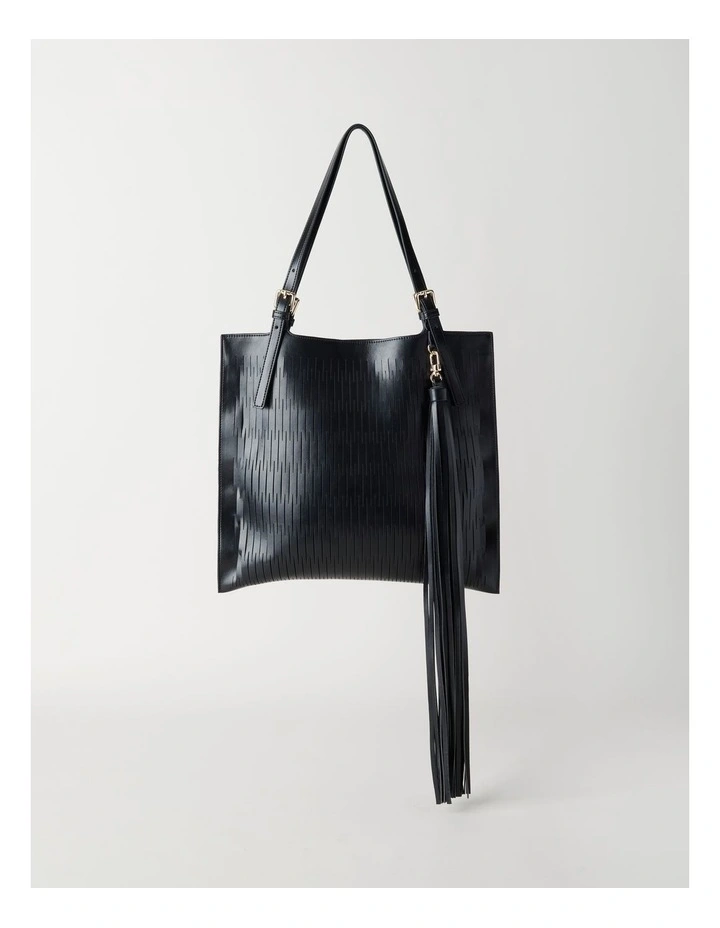 Claire Tote Bag in Black image 5