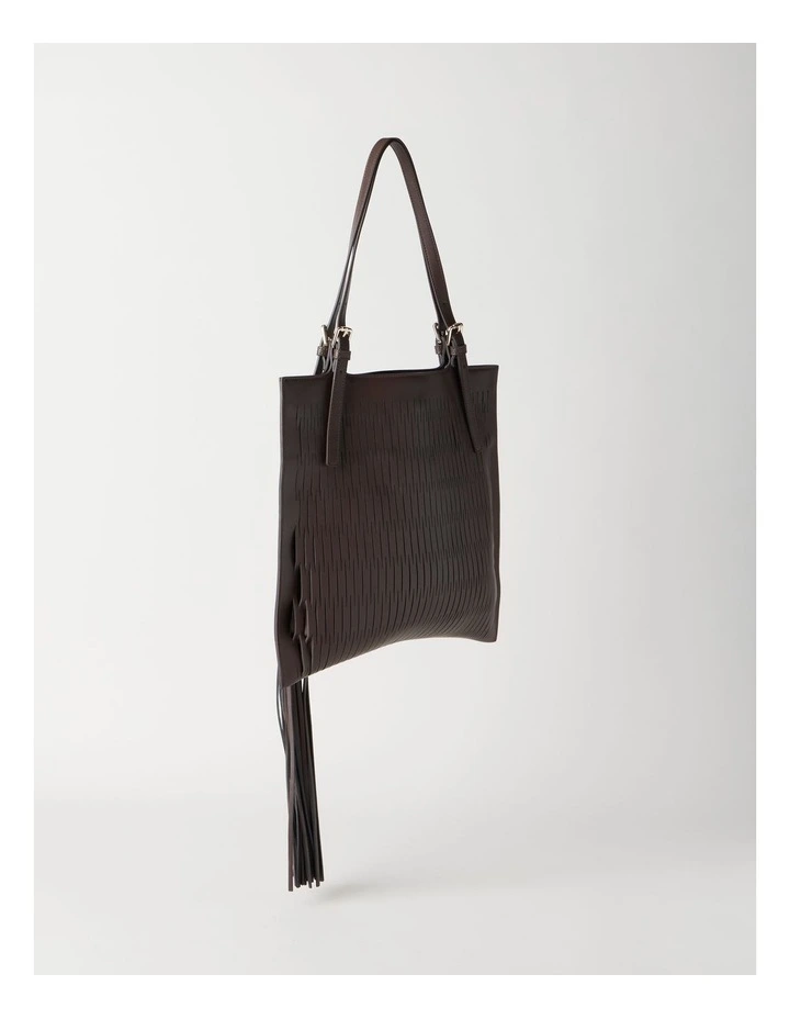 Claire Tote Bag in Chocolate image 6