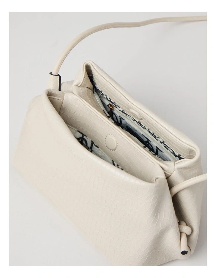 Nicole Crossbody Bag in Ivory image 4