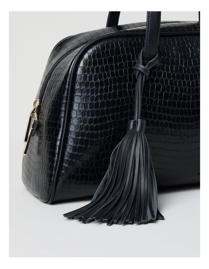 Nicole Tote Bag in Black image 3