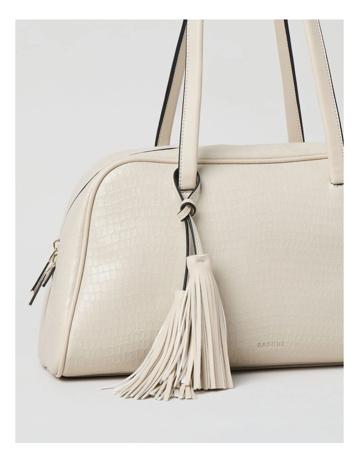 Nicole Tote Bag in Ivory image 5