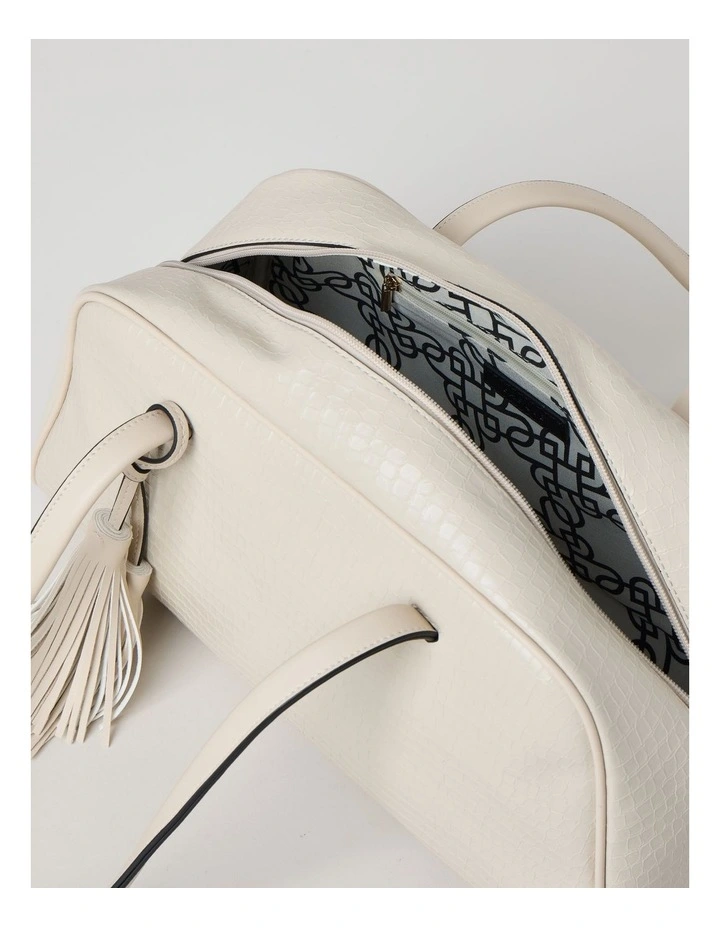 Nicole Tote Bag in Ivory image 6