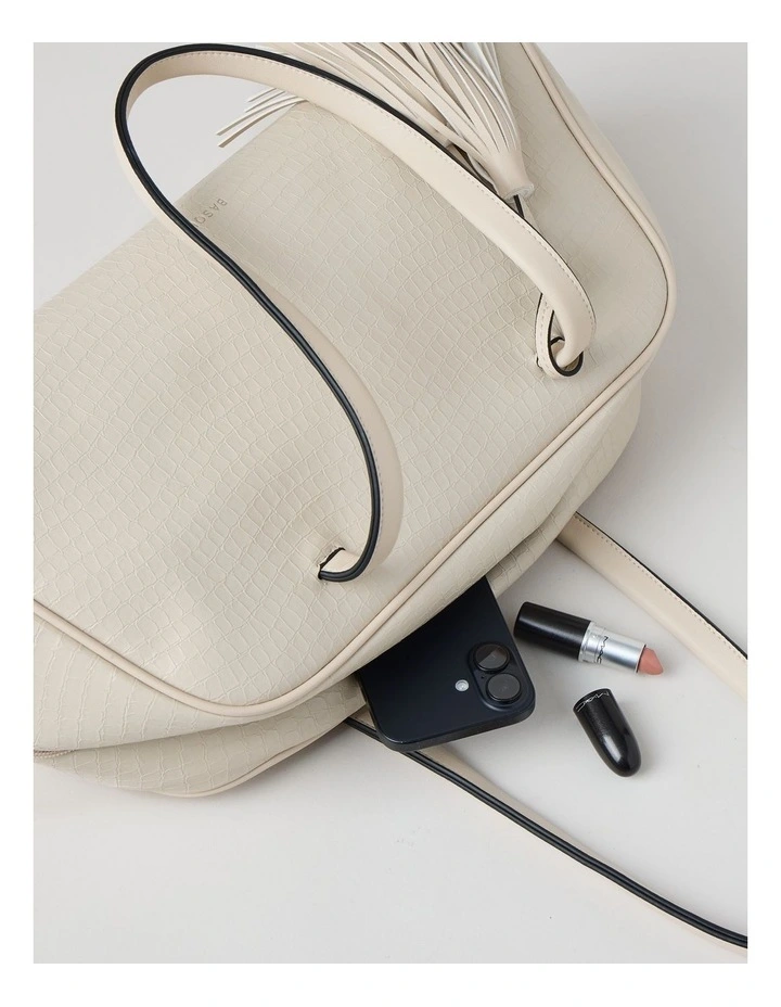 Nicole Tote Bag in Ivory image 7
