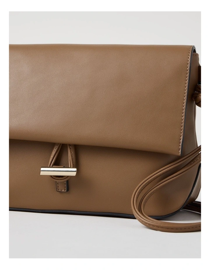 Bec Crossbody Bag in Tan image 2