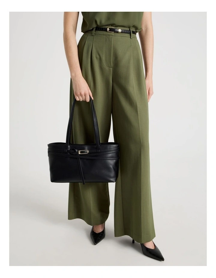 Kylie Tote Bag in Black image 4