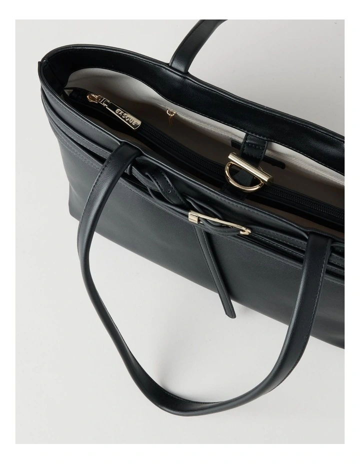 Kylie Tote Bag in Black image 7