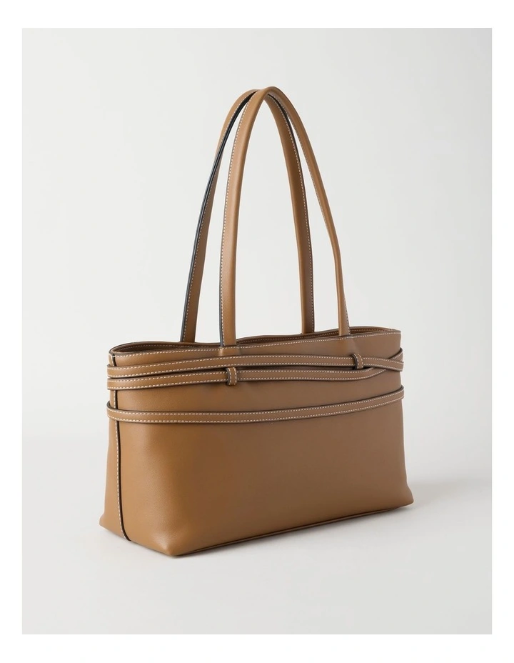 Kylie Tote Bag in Tan image 5