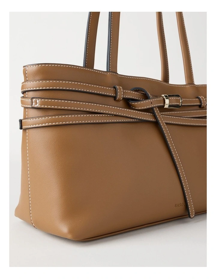 Kylie Tote Bag in Tan image 6