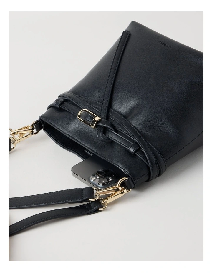 Kylie Crossbody Bag in Black image 3