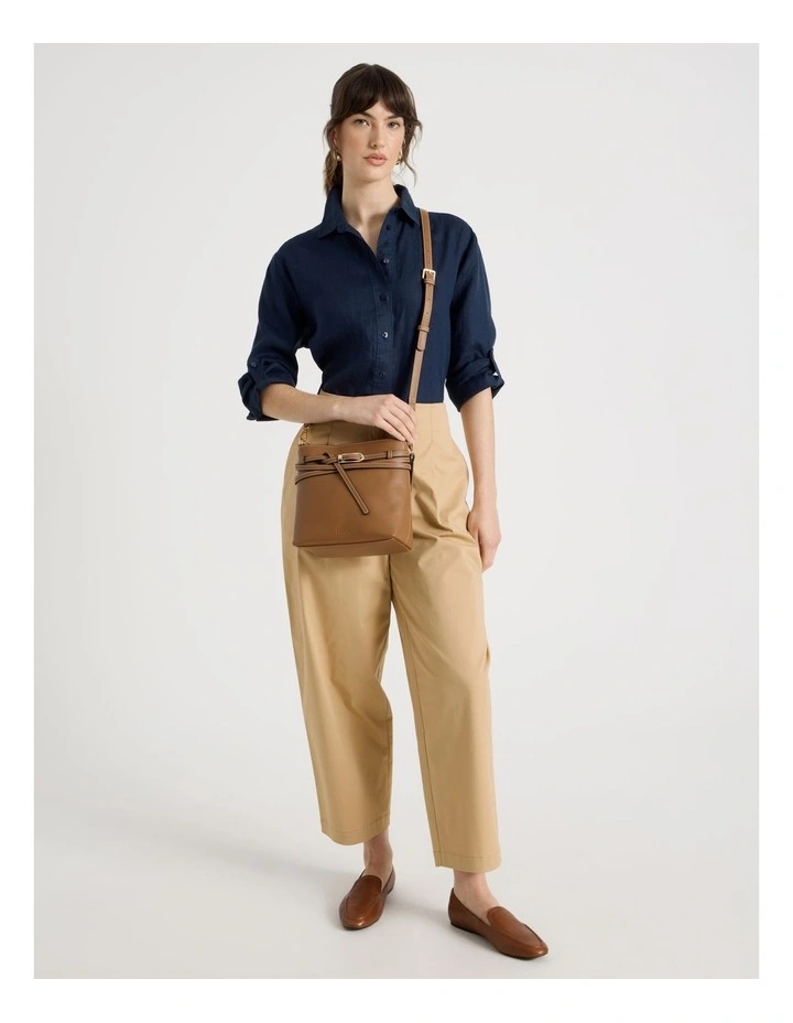 Kylie Crossbody Bag in Tan image 2