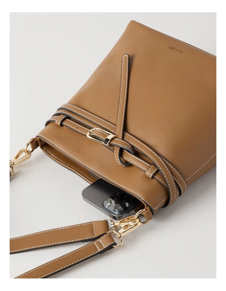 Kylie Crossbody Bag in Tan image 3