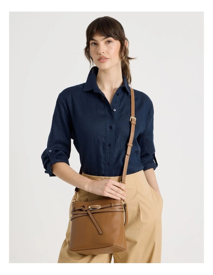 Kylie Crossbody Bag in Tan image 4