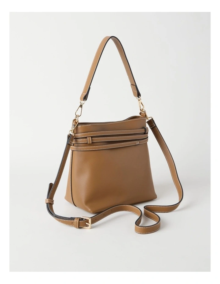 Kylie Crossbody Bag in Tan image 5