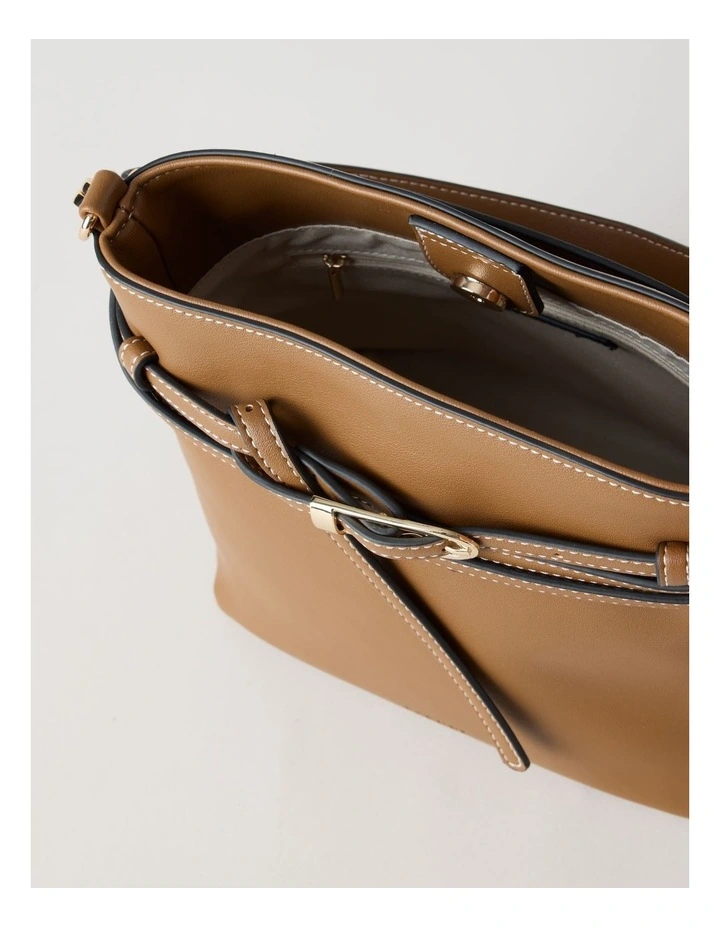 Kylie Crossbody Bag in Tan image 7