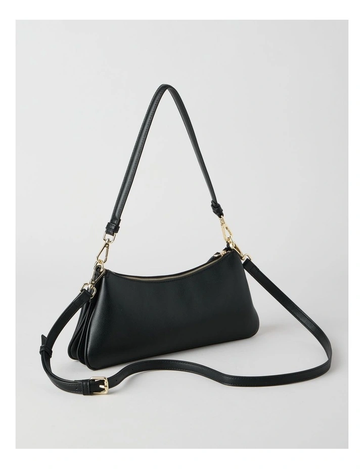 Cynthia Shoulder Bag in Black image 3