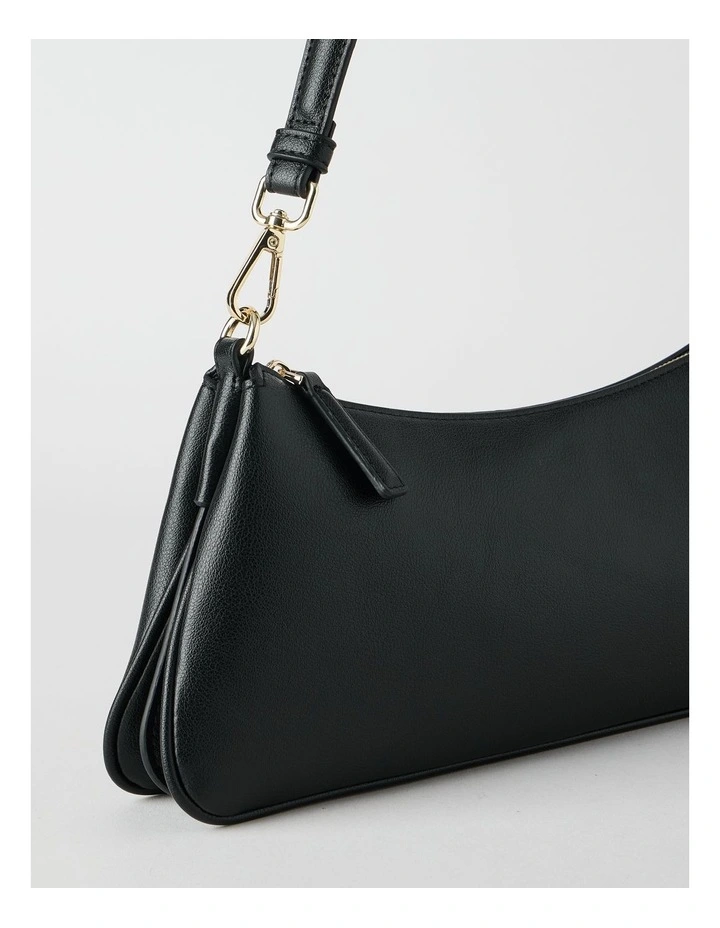 Cynthia Shoulder Bag in Black image 4