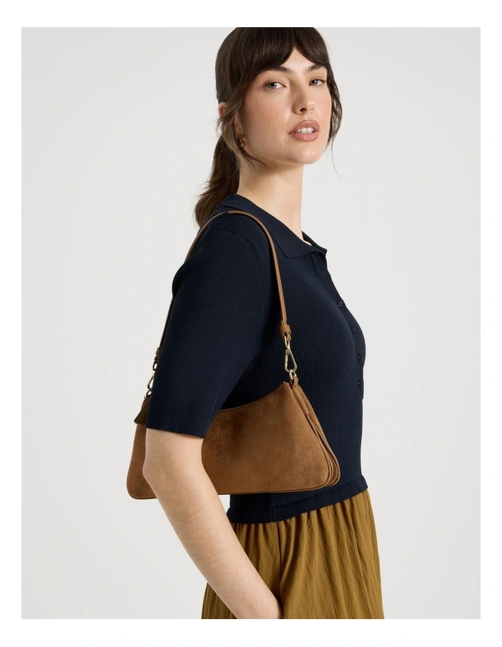 Cynthia Shoulder Bag in Light Tan image 2