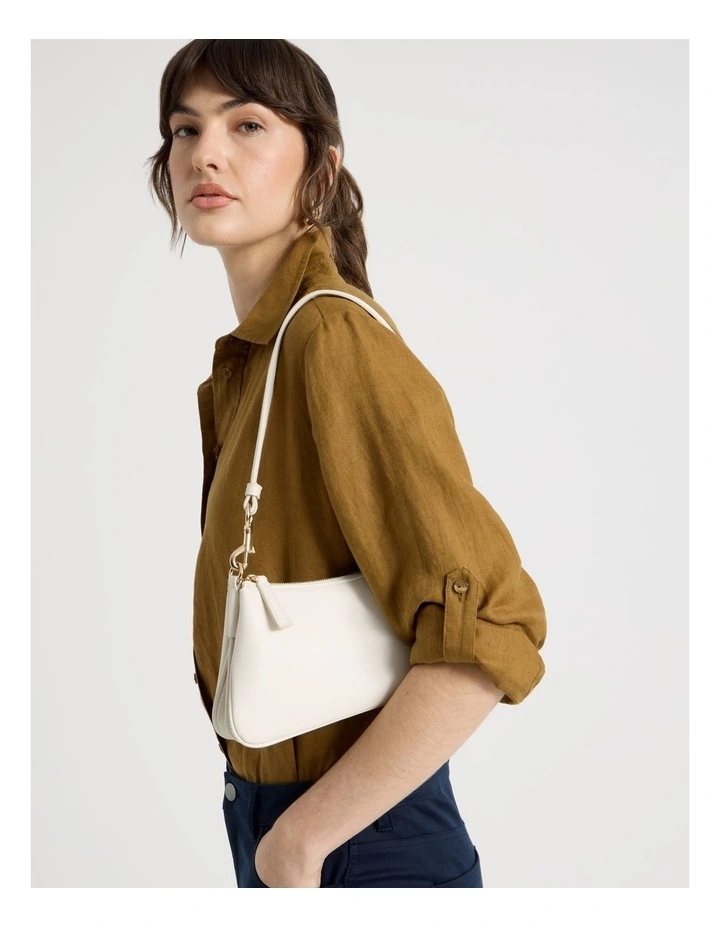 Cynthia Shoulder Bag in Ivory image 2
