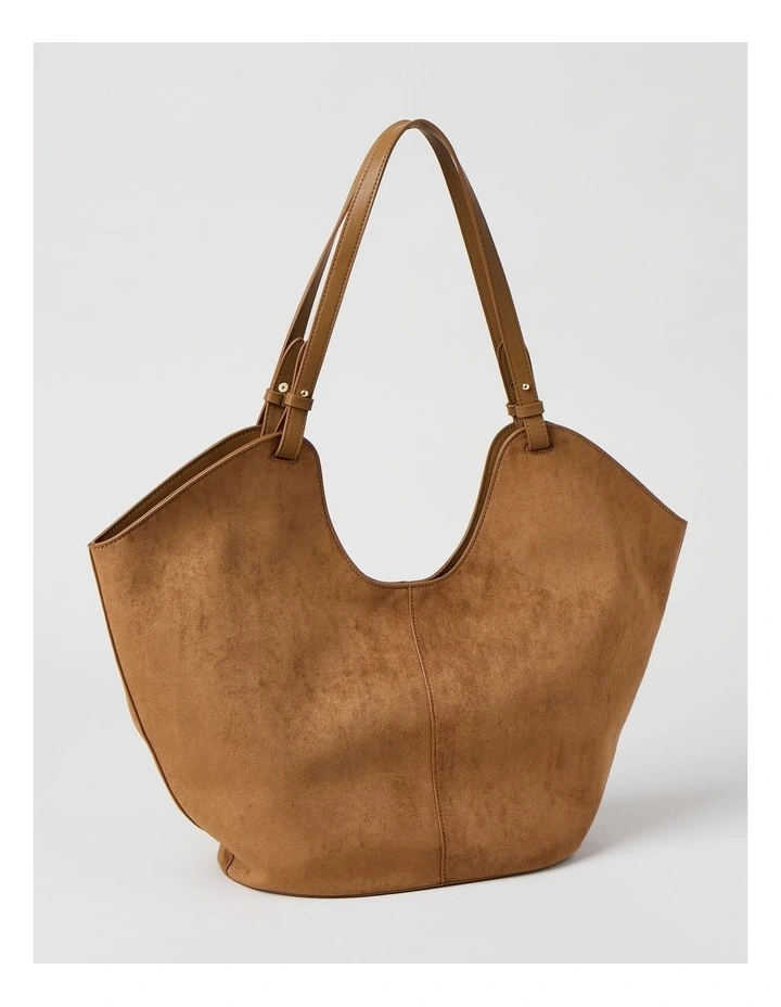 Kaycee Tote Bag in Light Tan image 4