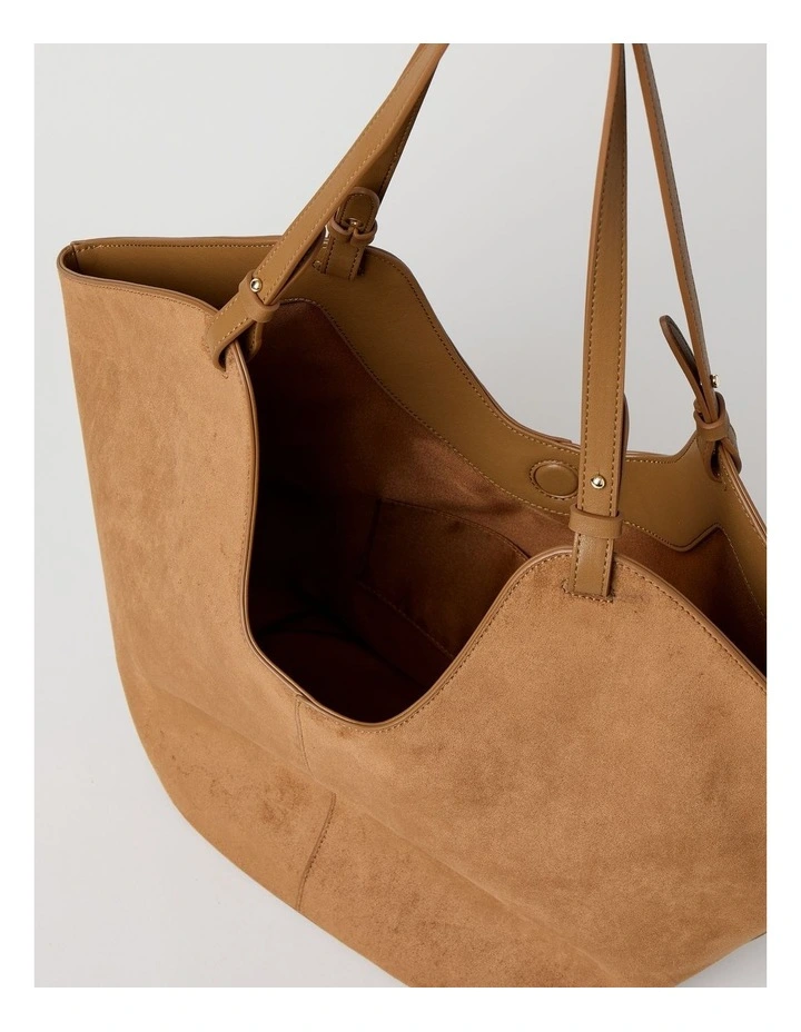Kaycee Tote Bag in Light Tan image 4