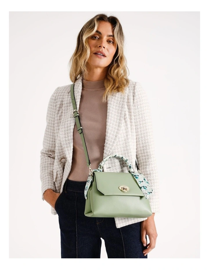 True Love Satchel Bag in Seafoam image 2