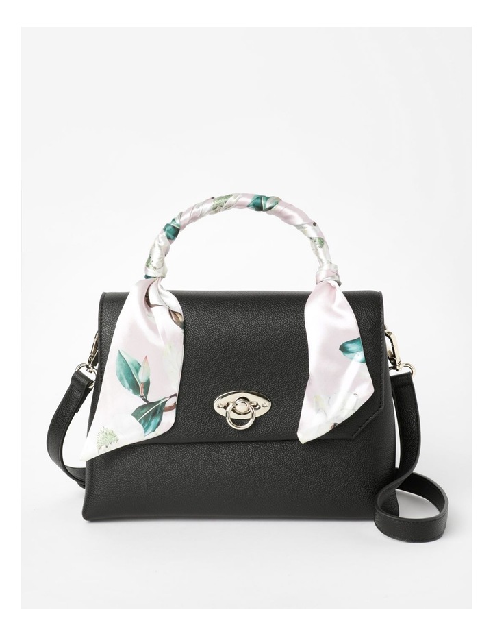 True Love Magnolia Satchel in Black Black Ptnt